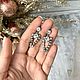 Заказать Винтаж: Винтажные клипсы на винтах с прозрачными кристаллами. Vintage.trinket. Ярмарка Мастеров. . Серьги винтажные Фото №3