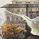 Картина акварелью на бумаге Белые голуби в городе. Картины. Мария Сильвестрова. Ярмарка Мастеров.  Фото №4
