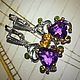 Earrings Purple Uruguayan amethyst. Earrings. SELENA. Online shopping on My Livemaster.  Фото №2