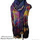 Felted scarf 'Summer watercolor'. Scarves. The author felt Nad-Korableva. Online shopping on My Livemaster.  Фото №2