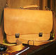 Мужской кожаный портфель PR2, Мужская сумка, Тольятти,  Фото №1