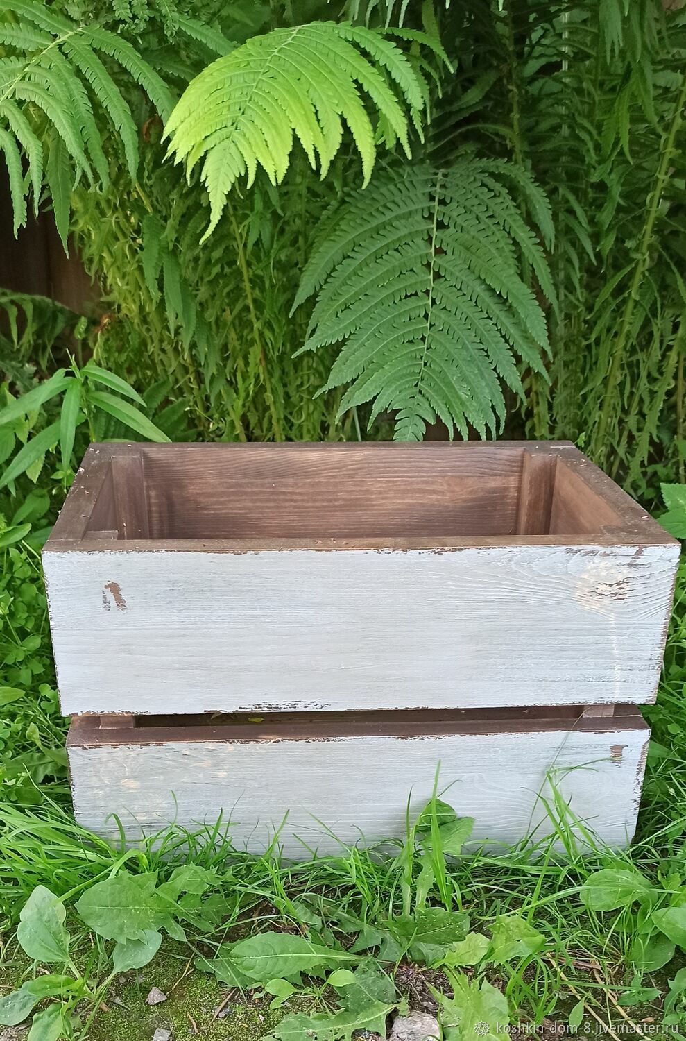 Деревянный ящик. Садовый ящик. Декоративный ящик Прованс в интернет ...