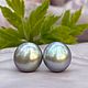 Aurora poussettes with natural pearls. Stud earrings. luxuryclub. My Livemaster. Фото №5