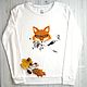 Sweatshirt by painted Fox. T-shirts. kraSochno! (Olga). My Livemaster. Фото №4
