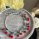 Заказать Летнее колье с вишнями. Чокер из бисера. STATEMENTS JEWELRY Only_you_byElena. Ярмарка Мастеров. . Чокер Фото №3