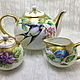 Painted porcelain. Tea set 'Spring'. Tea & Coffee Sets. Frida Gots. My Livemaster. Фото №5