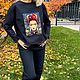 Свитшот оверсайз из вискозного джерси EGGDRESS FRIDA. Джемперы. EGGDRESS (Eggdress). Интернет-магазин Ярмарка Мастеров.  Фото №2