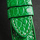 Order Crocodile Leather Watch Strap 24 mm (04). brusnitcyn-art. Livemaster. . Watch Straps Фото №3
