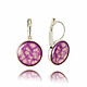 Classic earrings for girls 'Lilac', Earrings, Moscow,  Фото №1