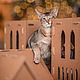 Когтедральный собор - игровой комплекс для кошек. Домик для питомца. Clawthedral. Ярмарка Мастеров.  Фото №5