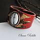 A leather bracelet with generaator. Bead bracelet. SanaJewelry. Online shopping on My Livemaster.  Фото №2