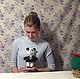 Panda. Toy cuddles)), Stuffed Toys, Ikryanoe,  Фото №1