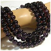 Материалы для творчества handmade. Livemaster - original item Quartz beads 8,10mm color purple. piece. Handmade.