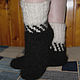 Order Women's knitted socks Domino. Warm Yarn. Livemaster. . Socks Фото №3