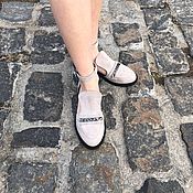 Обувь ручной работы handmade. Livemaster - original item Paris sandals grey suede. Handmade.