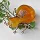 Amber Ant made of natural amber figurine souvenir. Figurines. BalticAmberJewelryRu Tatyana. My Livemaster. Фото №5