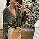Блузка BERGAMOT шёлк Армани Elegante collection, Блузки, Москва,  Фото №1