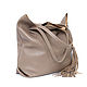 shopper bag leather bag package taup cappuccino coffee beige. Tote Bag. BagsByKaterinaKlestova (kklestova). My Livemaster. Фото №5