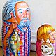 Grandpa's anniversary matryoshka gift, portraits nesting dolls, Dolls1, Ryazan,  Фото №1