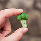 broccoli. Miniature figurines. Romanycheva Natalia. Online shopping on My Livemaster.  Фото №2