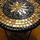 Table with mosaic top ' Golden flower'. Tables. Marjana. My Livemaster. Фото №6