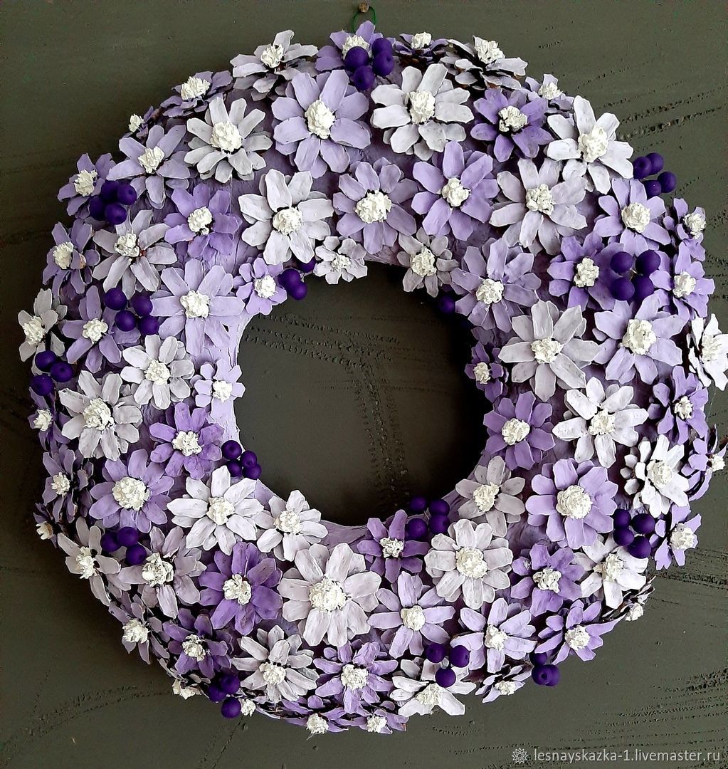 Подвески: интерьерный венок купить в интернет-магазине Ярмарка Мастеров ...