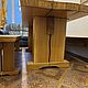 Стол с лавками массив дуба. Столы. artwood_epoxy. Ярмарка Мастеров.  Фото №6