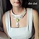 Set «Delicate pastel». Necklace. ART-Lati. Online shopping on My Livemaster.  Фото №2