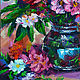 Painting with flowers 'Flower Abundance' oil on canvas. Pictures. Svetlana Samsonova. My Livemaster. Фото №5