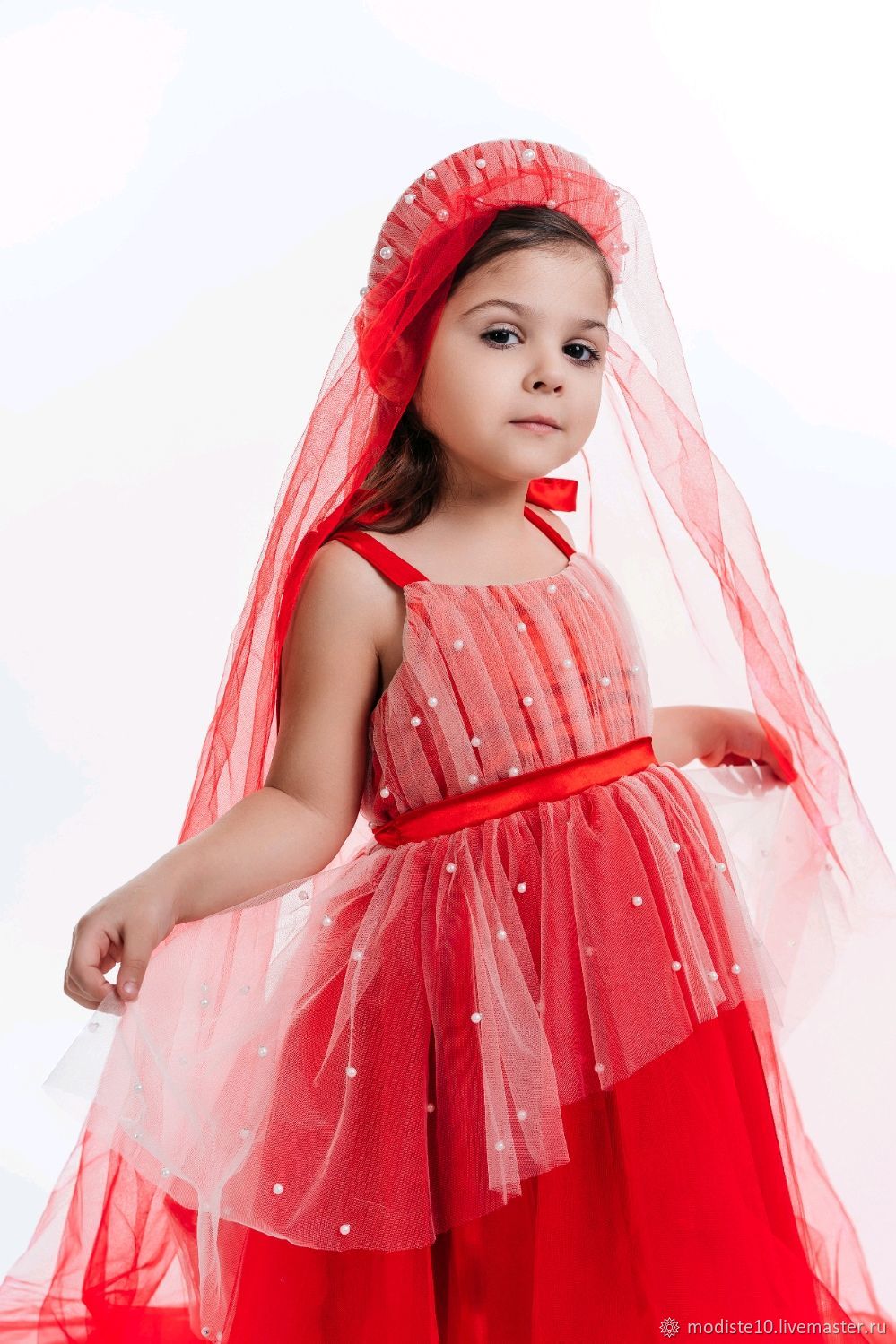 Платье бусинки от фееринок для девочки