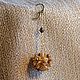 Long Earrings Beads Beads Wild Honey Earrings Balls Amber. Earrings. sevenline. My Livemaster. Фото №6