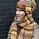 Hat and scarf color autumn. Caps. irinamakatukha (IrinaMakatukha). Online shopping on My Livemaster.  Фото №2