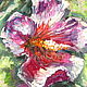 Kartina Hibiscus` Oil 20/30.. Catherine Aksenova. painting flowers picture hibiscus picture flower picture summer,oil painting,buy oil painting hibiscus,hibiscus oil painting flowers.
