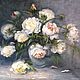 Order Oil painting White peonies author's work. Ирина Димчева. Livemaster. . Pictures Фото №3