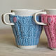 Cover the mug knitted spring. Mugs and cups. LAMA MIA. Online shopping on My Livemaster.  Фото №2