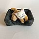 A cat with a couch and a ball. Stuffed Toys. Flower. My Livemaster. Фото №6