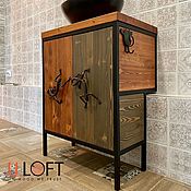 Для дома и интерьера handmade. Livemaster - original item Cabinet under the sink in the Loft style (project g. Ivanovo). Handmade.