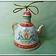 Author's collection Bell "Teapot". Bells. Classic porcelain (SZubova). Online shopping on My Livemaster.  Фото №2