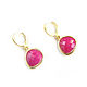 Pink earrings, jewelry earrings, children's earrings ' Fuchsia'. Earrings. Irina Moro. My Livemaster. Фото №6