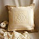 Cushion cover/Pillow case on pillow. Hardanger. len, Pillow, Tolyatti,  Фото №1