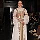 Белый сарафан в Русском стиле. Сарафаны. Дизайнерские платья Valensia Atelier. Ярмарка Мастеров.  Фото №4