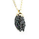 Black pendant on a quartz druze chain 'Crystal' female. Pendants. Irina Moro. Online shopping on My Livemaster.  Фото №2