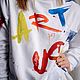 Свитшот "ART IS US" женский. Свитшоты. Art-is-us. Ярмарка Мастеров.  Фото №5