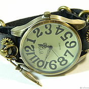 Украшения handmade. Livemaster - original item Steampunk style wristwatch 