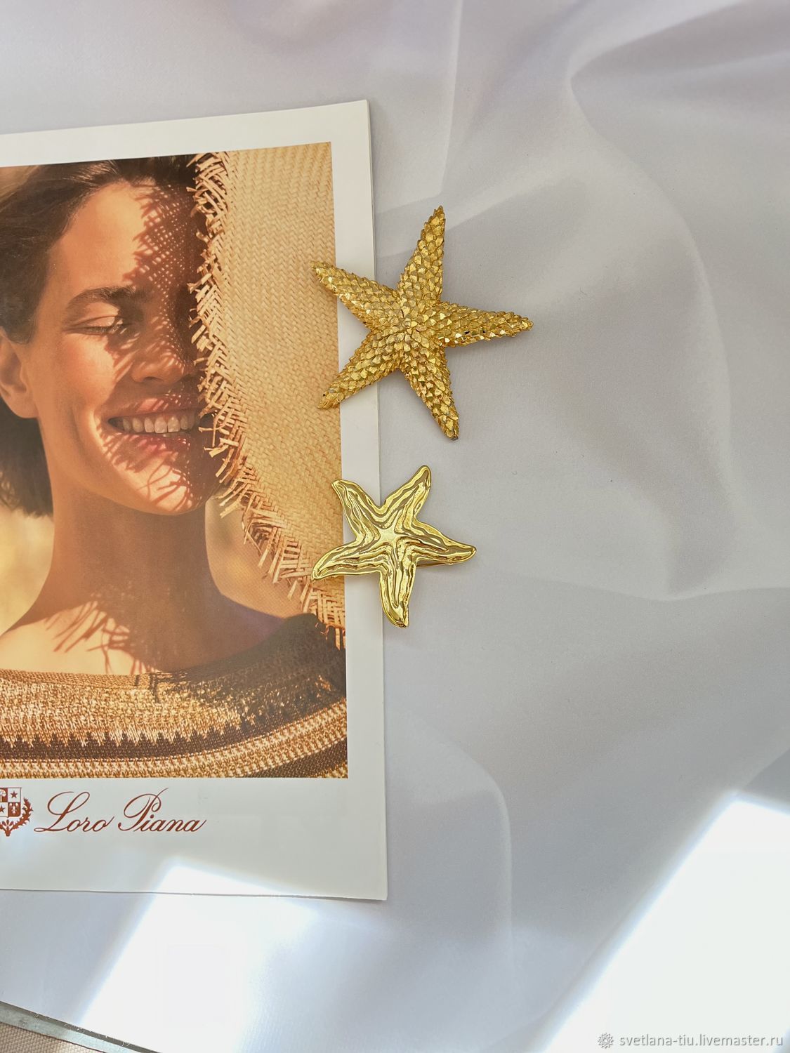 Винтаж: Park Lane/ Оригинальные броши - «Звезды морские» купить в ...