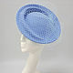 Hat with a veil ' Selena'. Color blue. Hats1. Exclusive HATS. LANA ANISIMOVA.. My Livemaster. Фото №5
