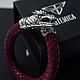 Dragon Bracelet | Silver / Premium Leather, Braided bracelet, Moscow,  Фото №1