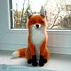 Fox-sister / Fox felted from wool / toy interior. Felted Toy. Woolen Zoo. My Livemaster. Фото №5