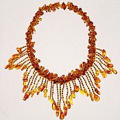 Beads of raw amber
