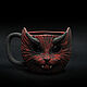 Demon Cat Mug, Mugs and cups, St. Petersburg,  Фото №1